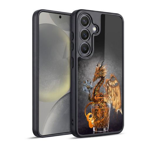 Stanley Morrison Dragons Gold Steampunk Drink Gel Armour Case For Samsung Galaxy S24 5G