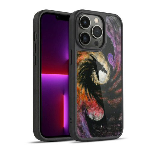Stanley Morrison Dragons 3 Swirling Starry Galaxy Gel Armour Case For Apple iPhone 13 Pro