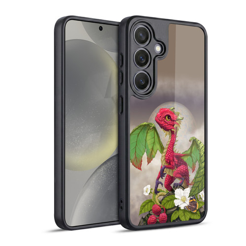 Stanley Morrison Dragons 3 Raspberry Garden Gel Armour Case For Samsung Galaxy S24 5G