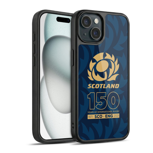 Scotland Rugby 150th Anniversary Thistle Gel Armour Case For Apple iPhone 15