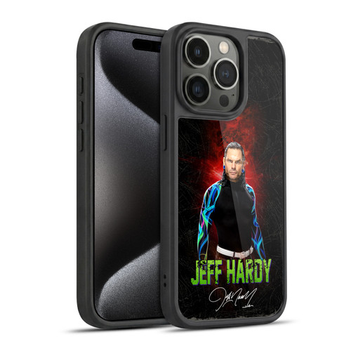 WWE Jeff Hardy LED Image 2 Gel Armour Case For Apple iPhone 15 Pro
