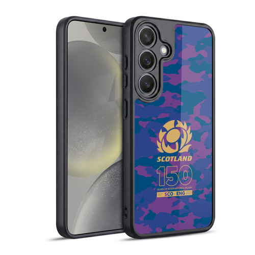 Scotland Rugby 150th Anniversary Camouflage Gel Armour Case For Samsung Galaxy S24 5G