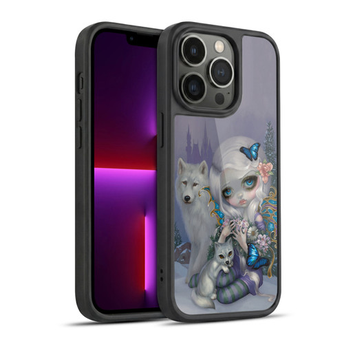 Strangeling Fairy Art Winter with Wolf Gel Armour Case For Apple iPhone 13 Pro