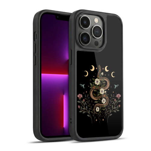 Episodic Drawing Illustration Animals Serpent Spell Gel Armour Case For Apple iPhone 13 Pro