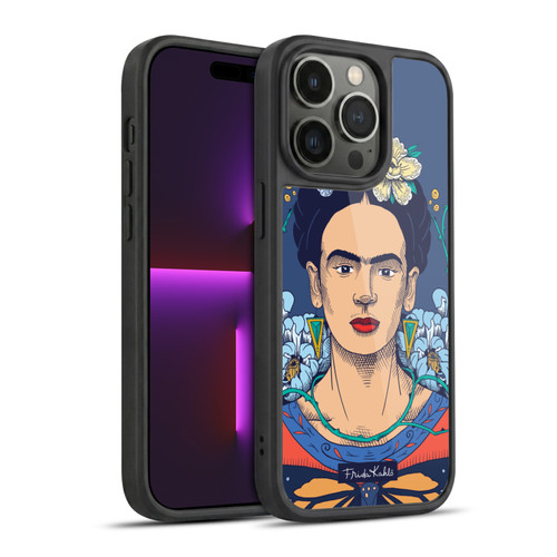 Frida Kahlo Sketch Floral Gel Armour Case For Apple iPhone 14 Pro