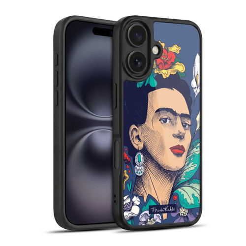 Frida Kahlo Sketch Flowers Gel Armour Case For Apple iPhone 16