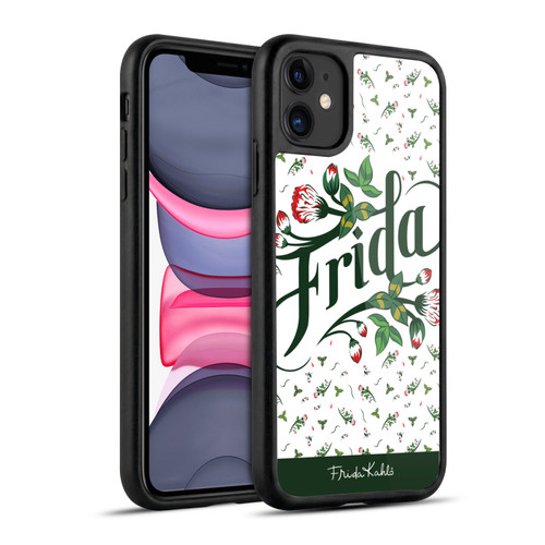 Frida Kahlo Typography Floral Gel Armour Case For Apple iPhone 11