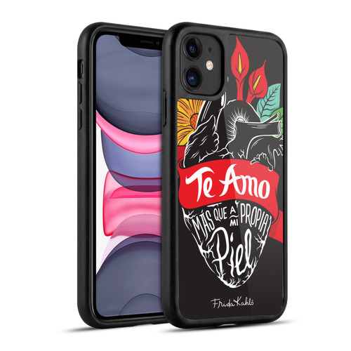 Frida Kahlo Typography Heart Gel Armour Case For Apple iPhone 11