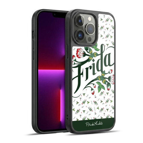 Frida Kahlo Typography Floral Gel Armour Case For Apple iPhone 13 Pro Max