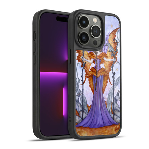Amy Brown Elemental Series Raven Pixie Gel Armour Case For Apple iPhone 14 Pro