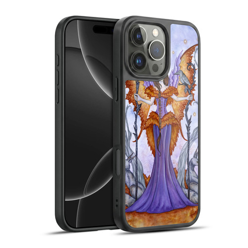 Amy Brown Elemental Series Raven Pixie Gel Armour Case For Apple iPhone 16 Pro Max