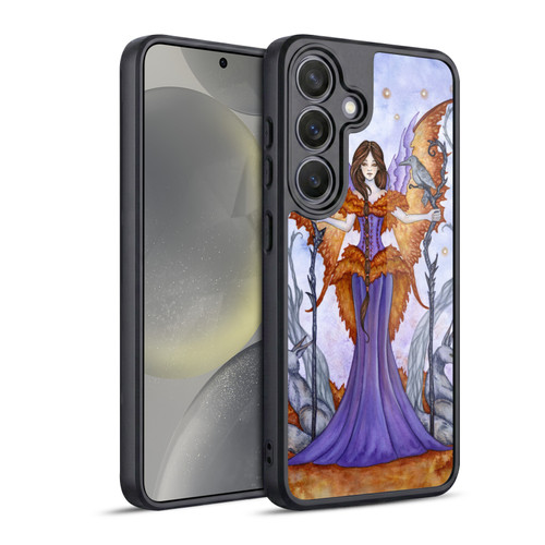 Amy Brown Elemental Series Raven Pixie Gel Armour Case For Samsung Galaxy S24 5G