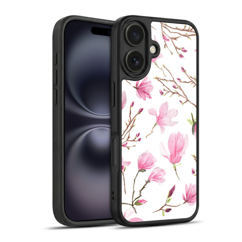Anis Illustration Flower Pattern 2 Magnolia Gel Armour Case For Apple iPhone 16