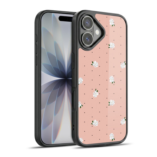 Anis Illustration Flower Pattern 2 Dots Gel Armour Case For Apple iPhone 17
