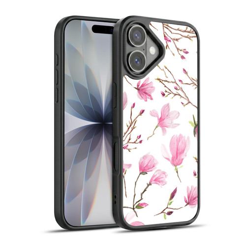 Anis Illustration Flower Pattern 2 Magnolia Gel Armour Case For Apple iPhone 17