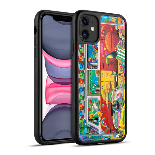 Michael David Ward Psychedelic Art Van Life Frog Gel Armour Case For Apple iPhone 11