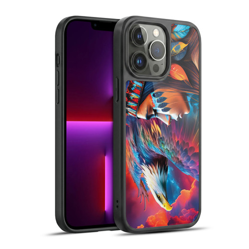 Michael David Ward Psychedelic Art Eagle Gel Armour Case For Apple iPhone 13 Pro Max