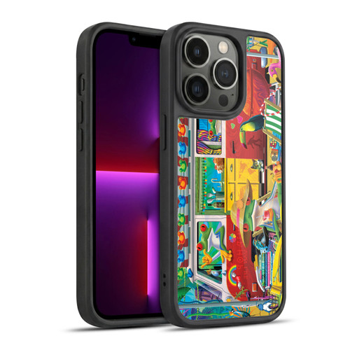 Michael David Ward Psychedelic Art Van Life Frog Gel Armour Case For Apple iPhone 13 Pro