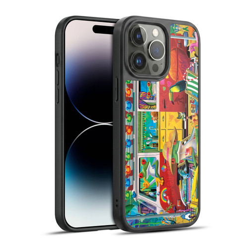 Michael David Ward Psychedelic Art Van Life Frog Gel Armour Case For Apple iPhone 14 Pro Max