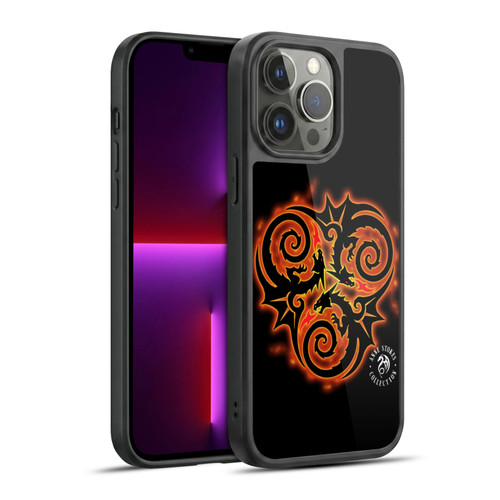 Anne Stokes Fire Tribal Triple Dragon Gel Armour Case For Apple iPhone 13 Pro Max