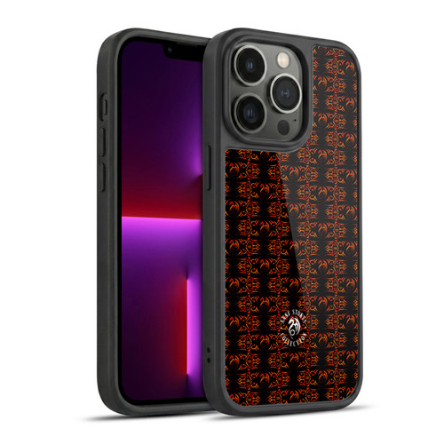 Anne Stokes Fire Tribal Motif Dragon Pattern Gel Armour Case For Apple iPhone 13 Pro