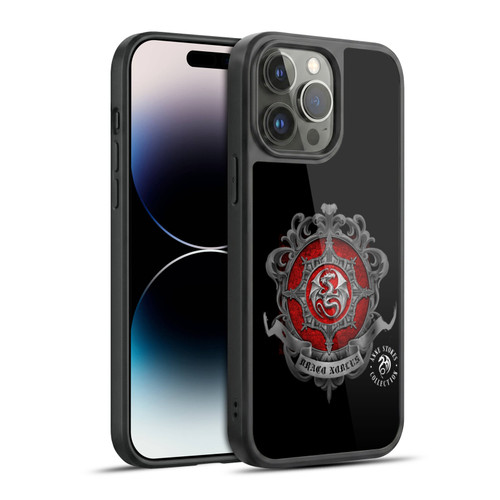 Anne Stokes Fire Tribal Dragon Crest Gel Armour Case For Apple iPhone 14 Pro Max