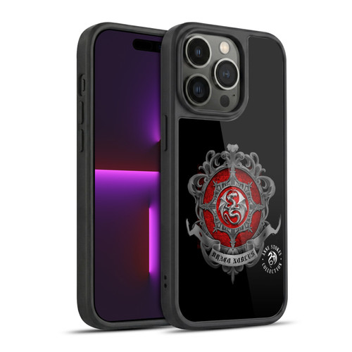 Anne Stokes Fire Tribal Dragon Crest Gel Armour Case For Apple iPhone 14 Pro