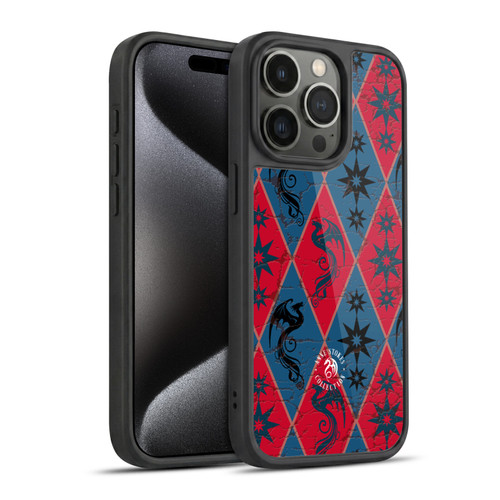Anne Stokes Fire Tribal Heraldry Gel Armour Case For Apple iPhone 15 Pro