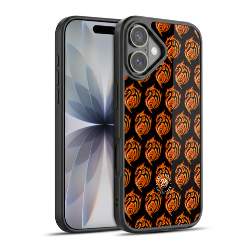 Anne Stokes Fire Tribal Dragon Logo Pattern Gel Armour Case For Apple iPhone 17