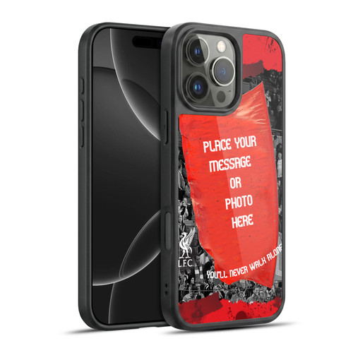 Custom Customised Personalised Liverpool Football Club Liverpool Fc Red Banner Gel Armour Case For Apple iPhone 16 Pro Max