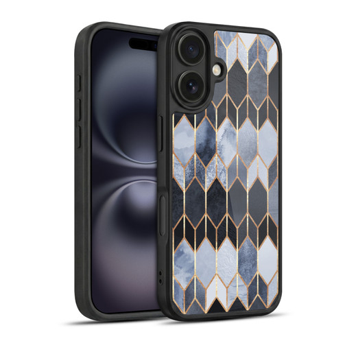 Elisabeth Fredriksson Geometric Design And Pattern Blue Stained Glass Gel Armour Case For Apple iPhone 16