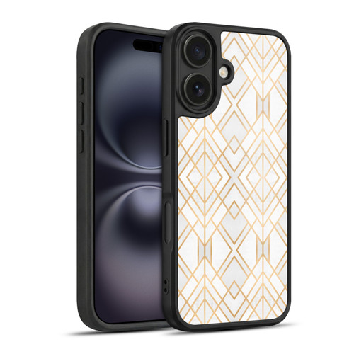 Elisabeth Fredriksson Geometric Design And Pattern Golden Geo Gel Armour Case For Apple iPhone 16