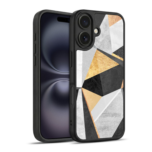Elisabeth Fredriksson Geometric Design And Pattern Geometry Gold Gel Armour Case For Apple iPhone 16