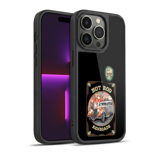 Larry Grossman Retro Collection Hot Rod Renegade Gel Armour Case For Apple iPhone 14 Pro