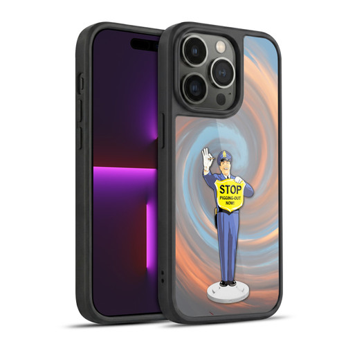 Larry Grossman Retro Collection Stop Pigging Out Gel Armour Case For Apple iPhone 14 Pro