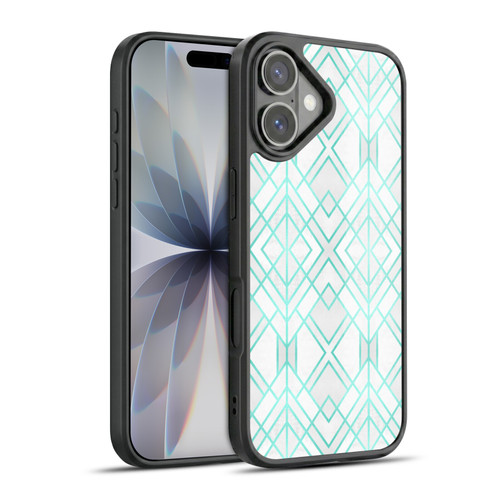 Elisabeth Fredriksson Geometric Design And Pattern Turquoise Geo Gel Armour Case For Apple iPhone 17