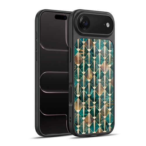 Elisabeth Fredriksson Geometric Design And Pattern Art Deco Tiles - Ocean Gel Armour Case For Apple iPhone 17 Air