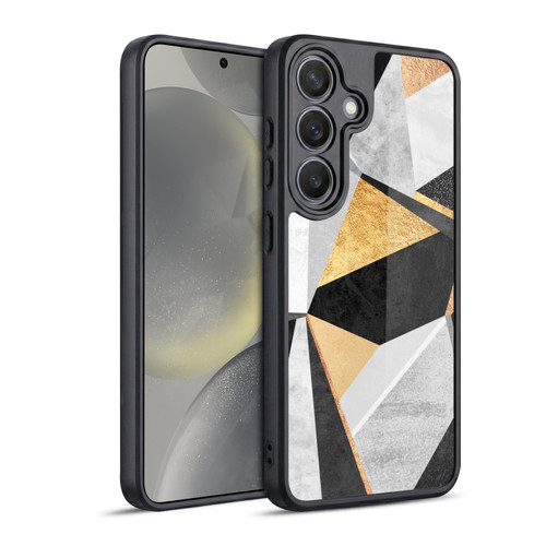 Elisabeth Fredriksson Geometric Design And Pattern Geometry Gold Gel Armour Case For Samsung Galaxy S24 5G