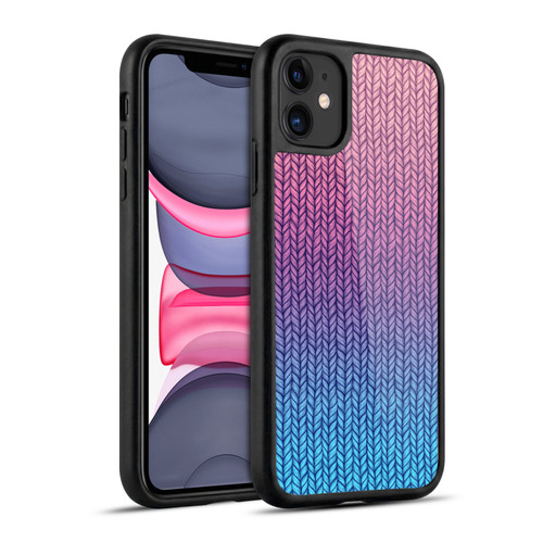 Micklyn Le Feuvre Patterns Chunky Knit Gel Armour Case For Apple iPhone 11