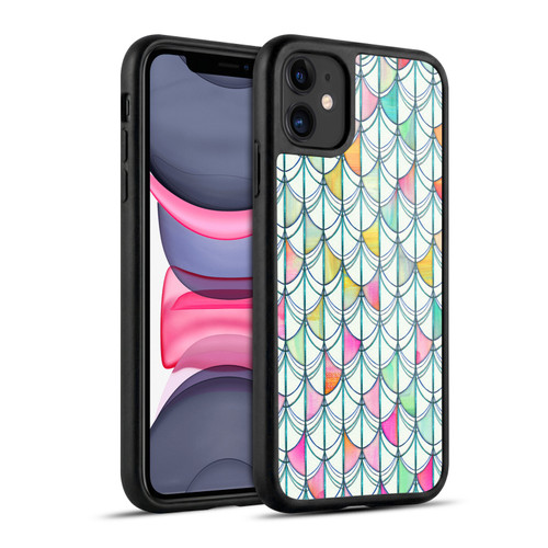 Micklyn Le Feuvre Patterns Fish Scale Cutout Gel Armour Case For Apple iPhone 11