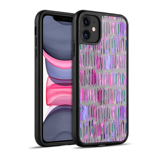 Micklyn Le Feuvre Patterns Messy Watercolour Stripes Gel Armour Case For Apple iPhone 11