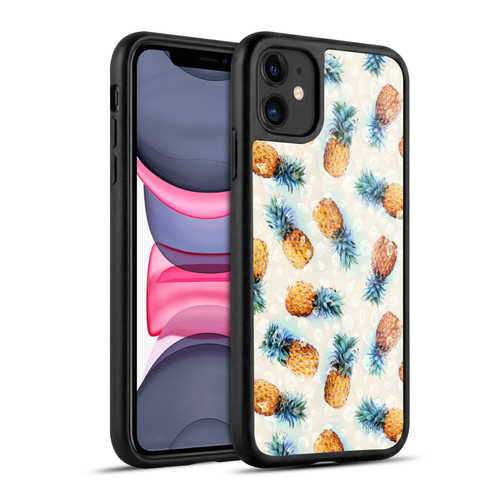 Micklyn Le Feuvre Patterns Pineapples and Crystals Gel Armour Case For Apple iPhone 11