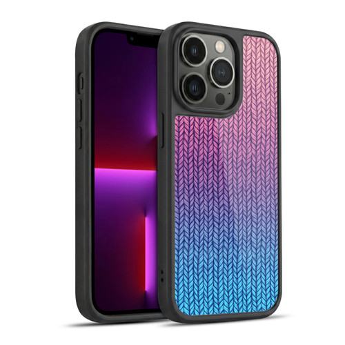 Micklyn Le Feuvre Patterns Chunky Knit Gel Armour Case For Apple iPhone 13 Pro