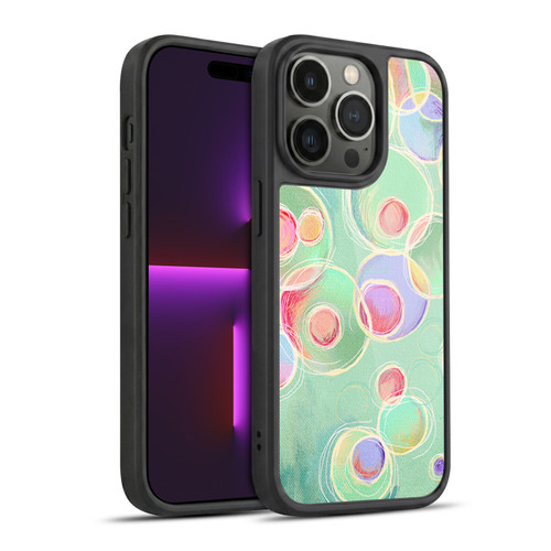 Micklyn Le Feuvre Patterns Iridescent Bubbles Gel Armour Case For Apple iPhone 14 Pro