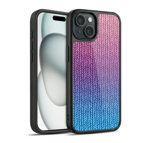 Micklyn Le Feuvre Patterns Chunky Knit Gel Armour Case For Apple iPhone 15