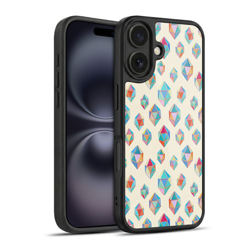 Micklyn Le Feuvre Patterns Floating Gems Gel Armour Case For Apple iPhone 16