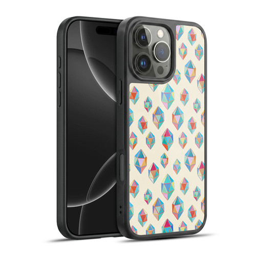 Micklyn Le Feuvre Patterns Floating Gems Gel Armour Case For Apple iPhone 16 Pro Max
