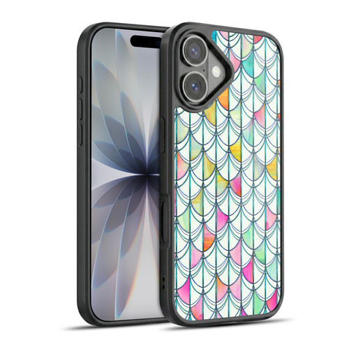 Micklyn Le Feuvre Patterns Fish Scale Cutout Gel Armour Case For Apple iPhone 17