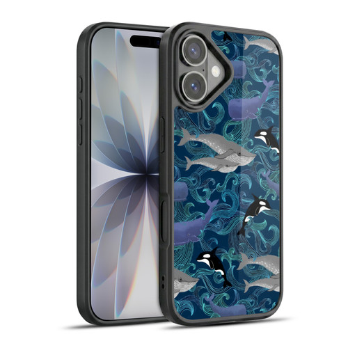 Micklyn Le Feuvre Patterns Giants in Teal Gel Armour Case For Apple iPhone 17