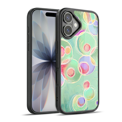 Micklyn Le Feuvre Patterns Iridescent Bubbles Gel Armour Case For Apple iPhone 17
